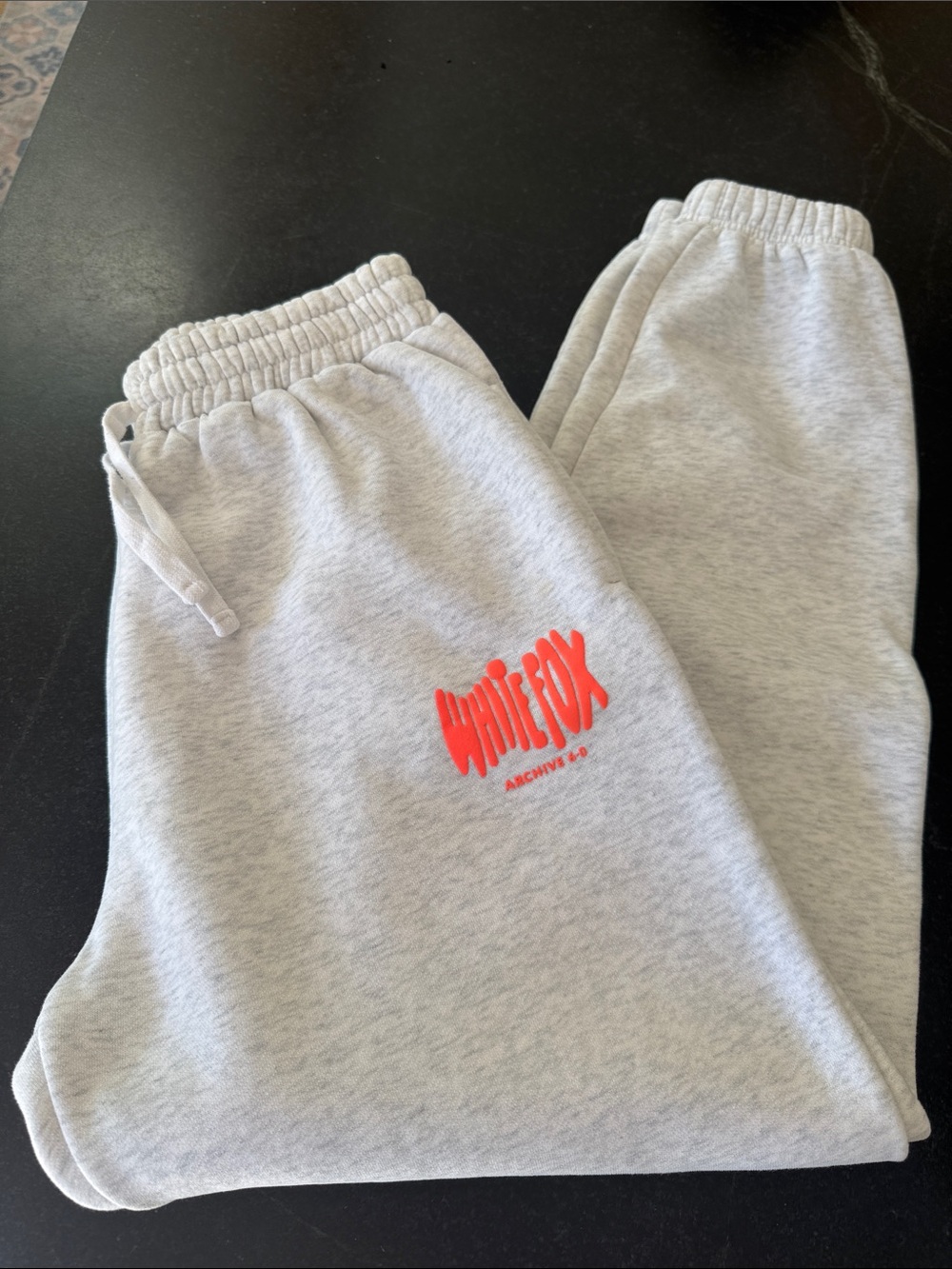 Kids Heather Gray Logo Sweatpants